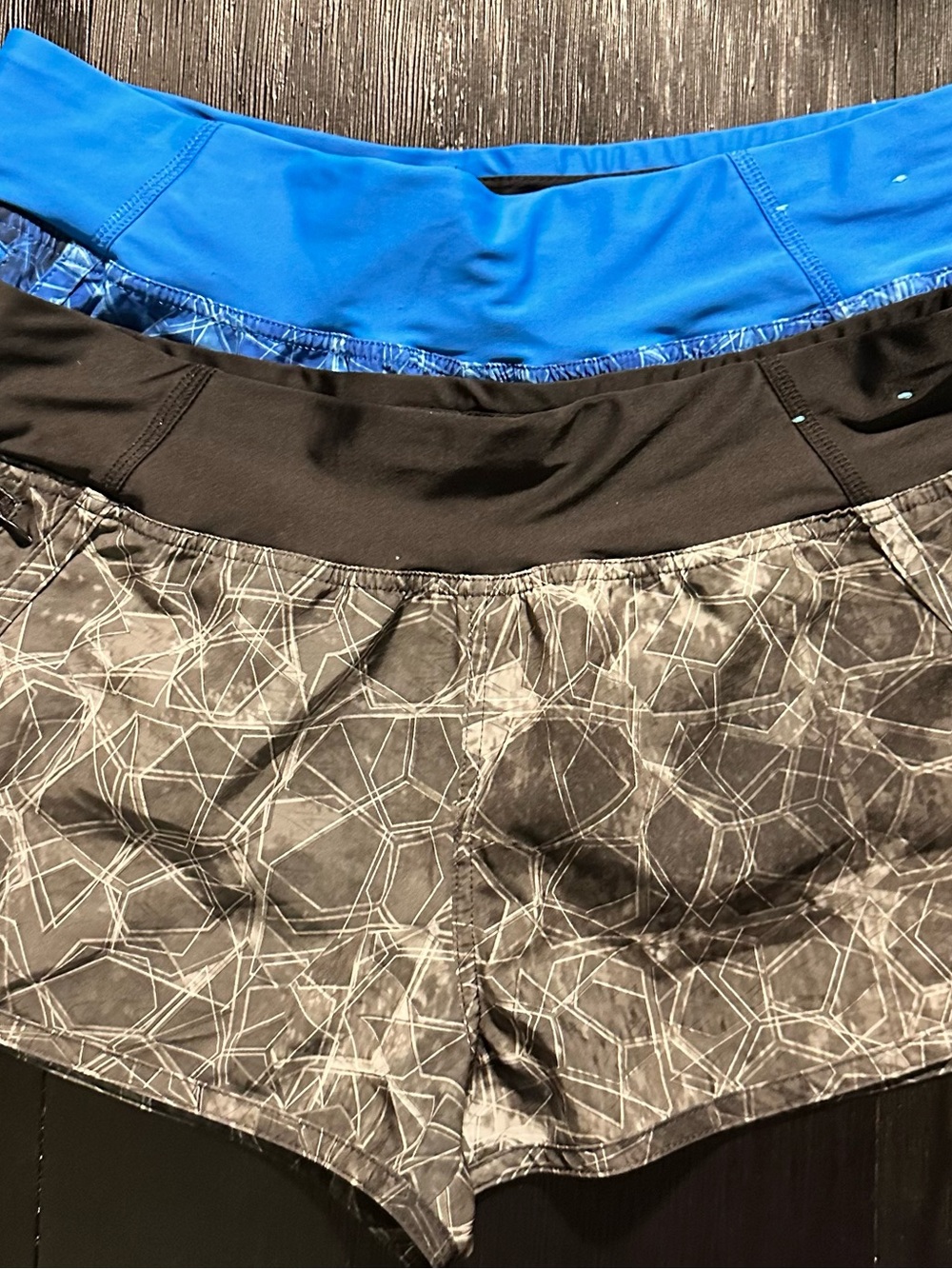 Pelagic Women's Oceanflex Athletic Shorts- 2 pair black and blue